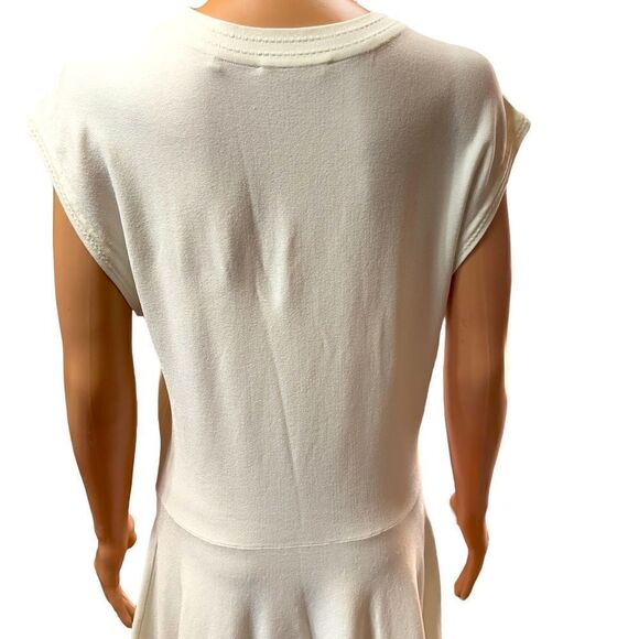 Rebecca Taylor Ivory Knit Dress Size Large - Picture 6 of 15